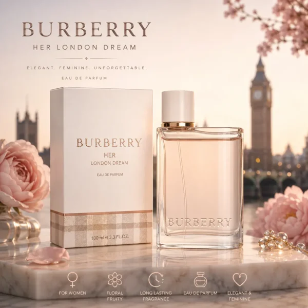 خرید عطر زنانه باربری لندن دریم حجم 100 میل